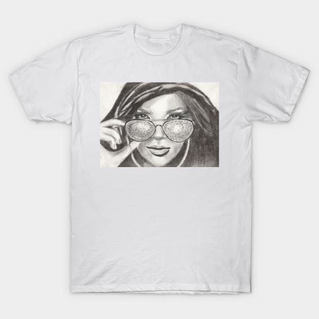 Jennifer Lopez T-Shirt by Svetlana Pelin